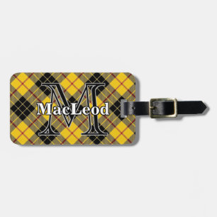 Epic Scotland Clan MacLeod of Lewis Tartan Luggage Tag