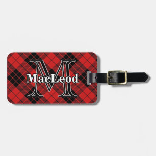 Epic Scotland Clan MacLeod of Raasay Tartan Luggage Tag
