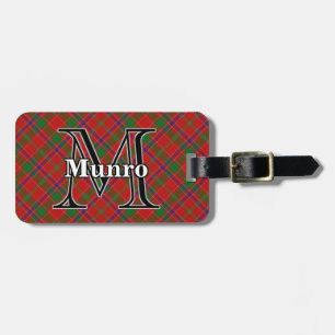 Epic Scotland Clan Munro Tartan Luggage Tag