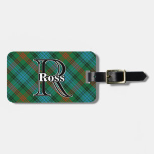 Epic Scotland Clan Ross Tartan Customise Luggage Tag