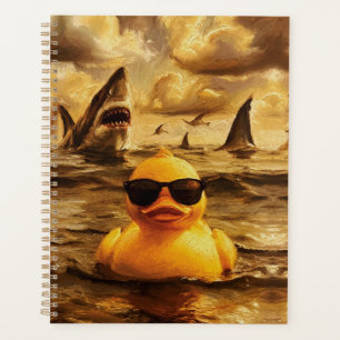 Epic Shark Attack with Brave Rubber Duck Planner