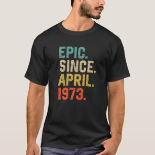 Epic Since April 1964 Men Women Vintage 58Th Birth T-Shirt