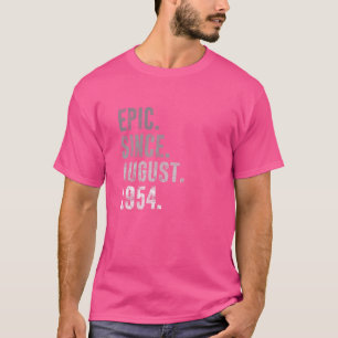 Epic Since August 1954 68th Birthday Vintage 1954 T-Shirt