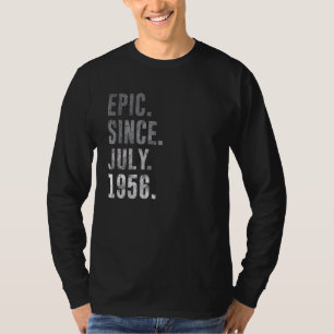 Epic Since July 1956 66th Birthday Vintage 1956 T-Shirt