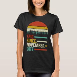 Epic Since November 2017 2nd Anniversary 2 Years T-Shirt