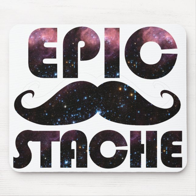 Epic Stache Mouse Mat (Front)
