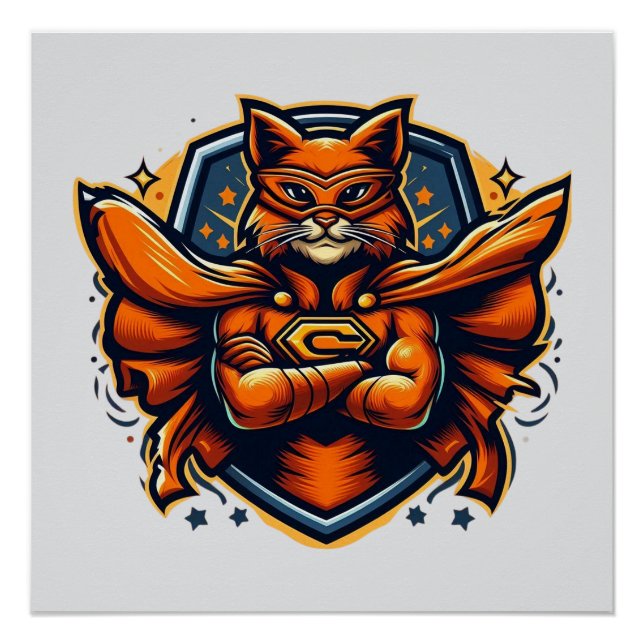 Epic Super Cat Poster (Front)