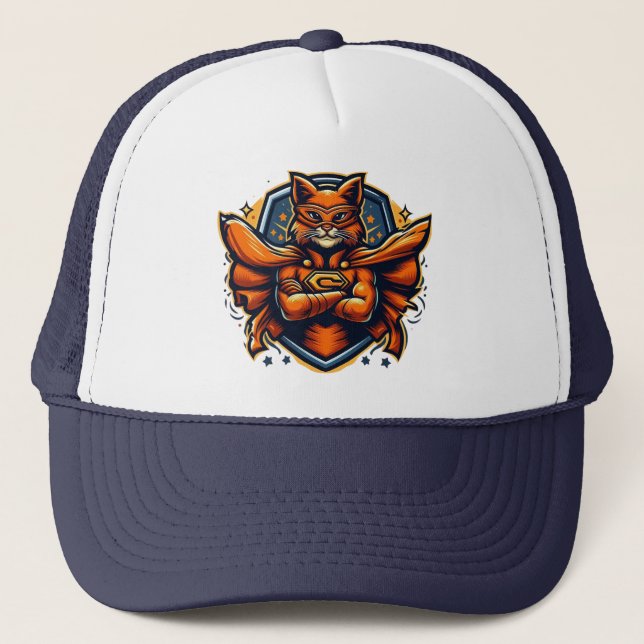 Epic Super Cat Trucker Hat (Front)