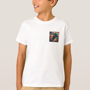 Epic Superhero Soaring Through the Skies T-Shirt