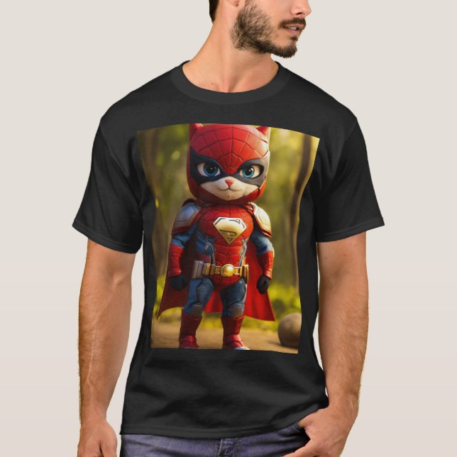 Epic Superheroine Printed T-Shirt - Unleash Your I (Front)