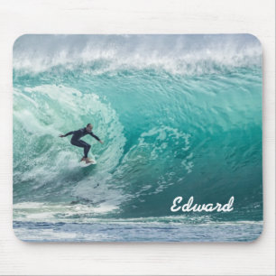 Epic Surfing Wave Mouse Mat