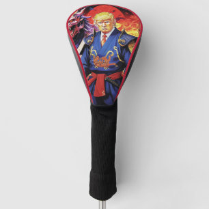 Epic Trump Samurai Anime Golf Head Cover