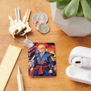 Epic Trump Samurai Anime Key Ring