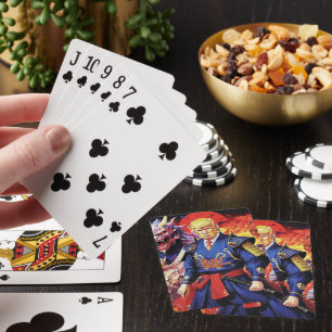 Epic Trump Samurai Anime Playing Cards