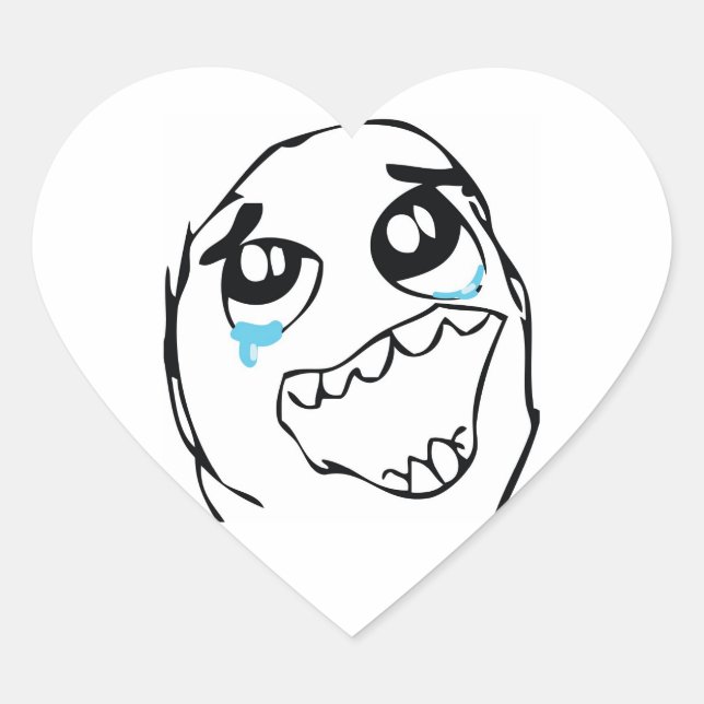 Epic Win Heart Sticker (Front)