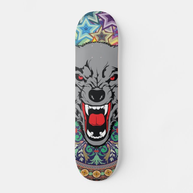 Epic Wolf Skateboard (Front)