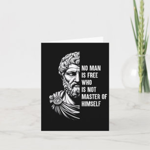 Epictetus Shirt Greek Stoic Philosopher Motivation Card