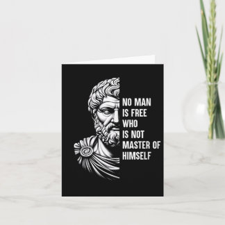Epictetus Shirt Greek Stoic Philosopher Motivation Card