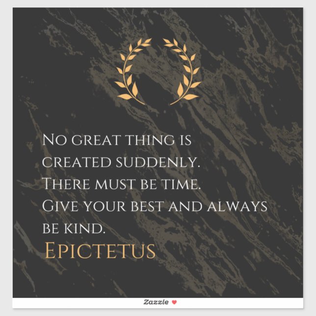 Epictetus's Recipe for Greatness (Sheet)