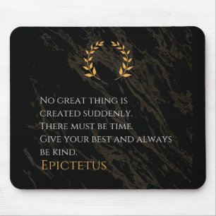 Epictetus's Recipe for Greatness Mouse Mat