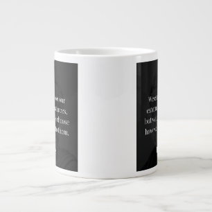 Epictetus's Wisdom: Empowerment through Response Large Coffee Mug