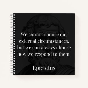 Epictetus's Wisdom: Empowerment through Response Notebook