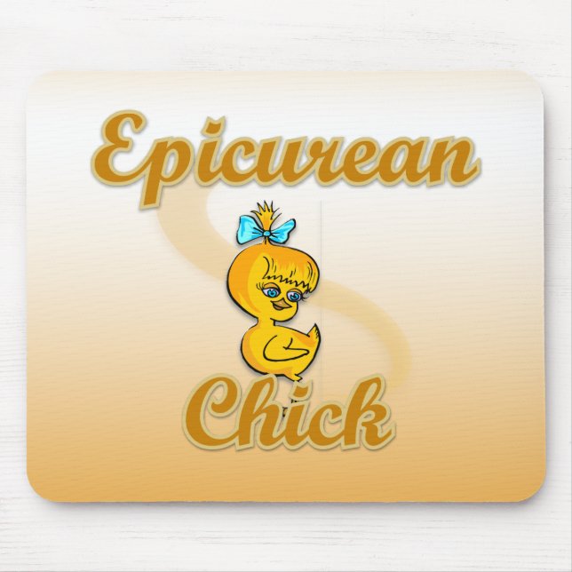Epicurean Chick Mouse Mat (Front)