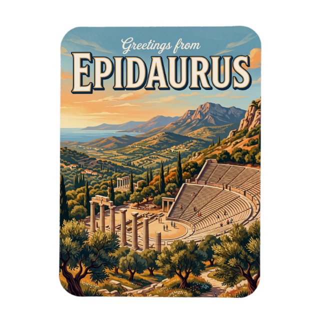 Epidaurus Greece Magnet (Vertical)