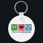 Epidemiologist Peace Love Epidemiology Key Ring<br><div class="desc">A cute epidemiologist Christmas gift that features a peace sign,  heart,  and a circle of people to represent the branch of medicine that studies diseases and health to determine disease factors and prevention. Peace Love Epidemiology.</div>