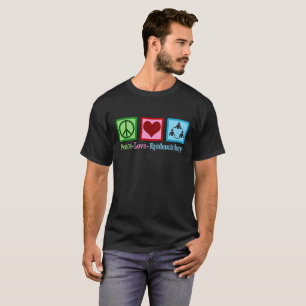 Epidemiologist Peace Love Epidemiology T-Shirt