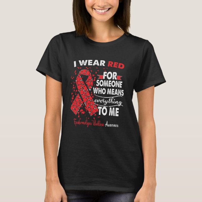 Epidermolysis Bullosa Awareness Warrior Support  T-Shirt (Front)