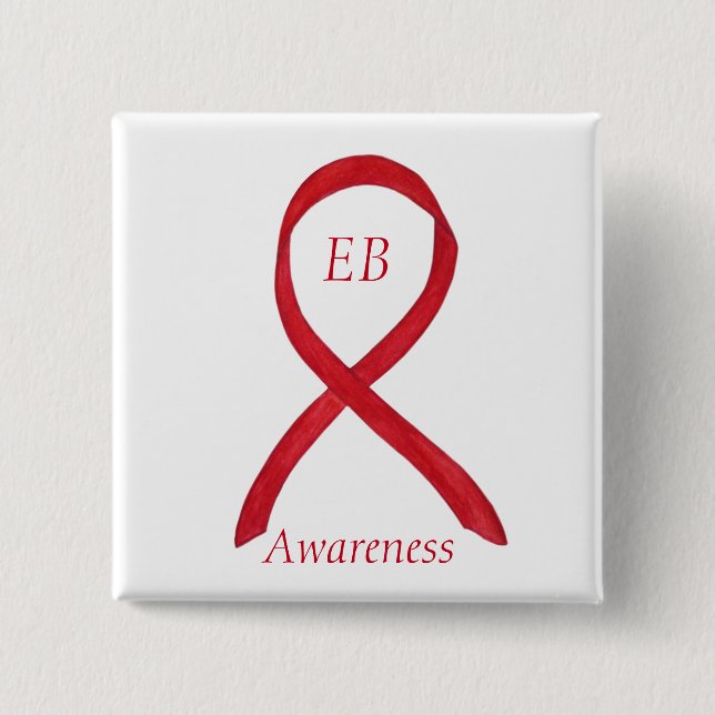 Epidermolysis Bullosa (EB) Awareness Ribbon Pins (Front)