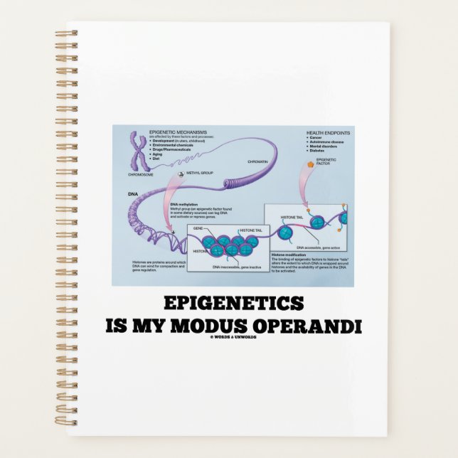 Epigenetics Is My Modus Operandi Mechanisms Planner (Front)