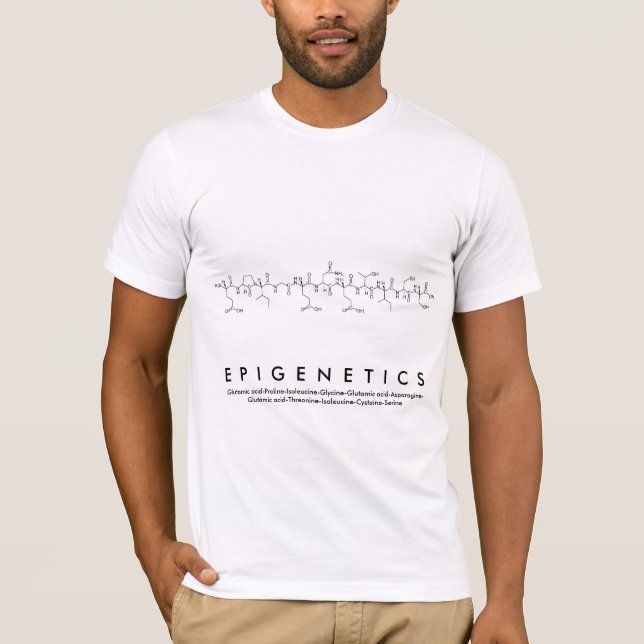 Epigenetics peptide name shirt M (Front)