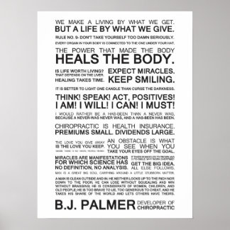 Epigrams & Quotes from B.J. Palmer Poster