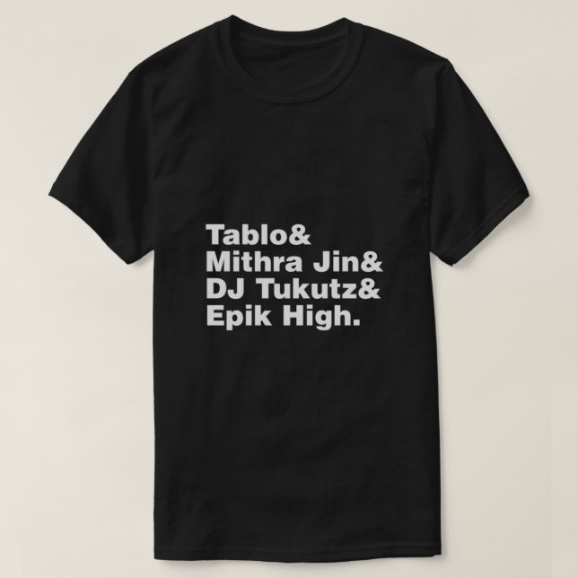 Epik High Essential T-Shirt (Design Front)