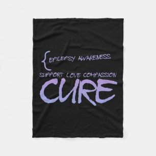 Epilepsy Awareness 3 Fleece Blanket