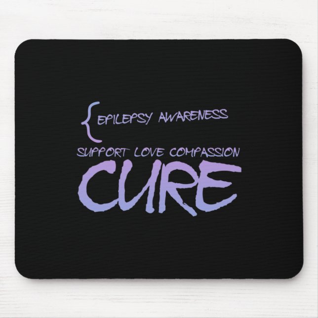 Epilepsy Awareness 3  Mouse Mat (Front)