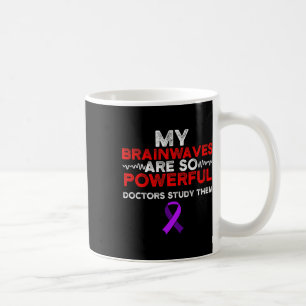 Epilepsy Awareness Brain Waves Epileptic Warrior S Coffee Mug