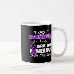 Epilepsy Awareness Brain Waves Epileptic Warrior S Coffee Mug
