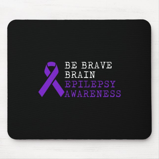 Epilepsy Awareness Choice Fun Epileptic Warrior Su Mouse Mat (Front)
