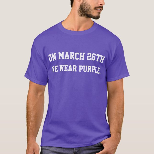 EPILEPSY AWARENESS DAY FUNNY T-SHIRT (Front)