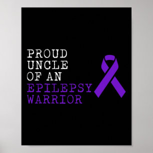 Epilepsy Awareness Diagnosis Fun Epileptic Warrior Poster