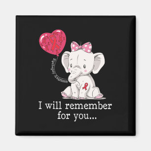 Epilepsy Awareness Elephant  Magnet