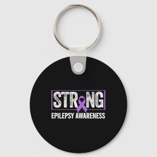 Epilepsy Awareness - Epilepsy Awareness Strong Key Ring