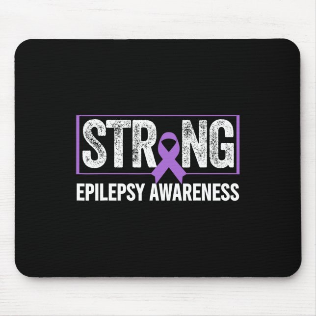 Epilepsy Awareness - Epilepsy Awareness Strong  Mouse Mat (Front)