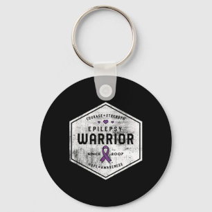 Epilepsy Awareness Epilepsy Warrior Since 2007 Key Ring