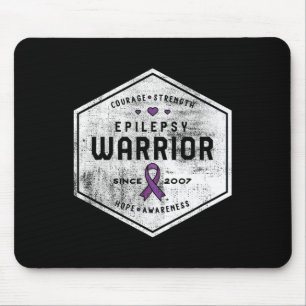 Epilepsy Awareness Epilepsy Warrior Since 2007 Mouse Mat