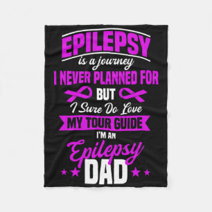 Epilepsy Awareness Epileptic Seizure Disorder Fath Fleece Blanket