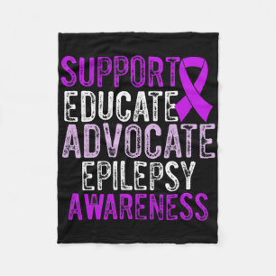 Epilepsy Awareness Epileptic Warrior Survivor 10  Fleece Blanket